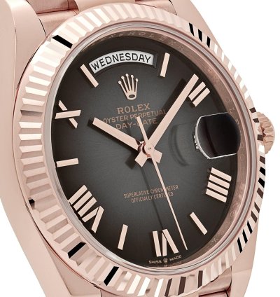 Rolex Day-date 40 228235 Rose Gold Slate Ombre Dial
