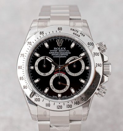 Rolex Daytona Black Dial 09 2009 New Full Stickers Full Set 116520