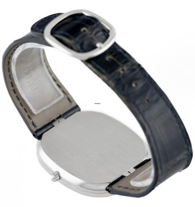 Patek Philippe Golden Ellipse Platinum Blue Dial Ref 5738p-001 Full Set