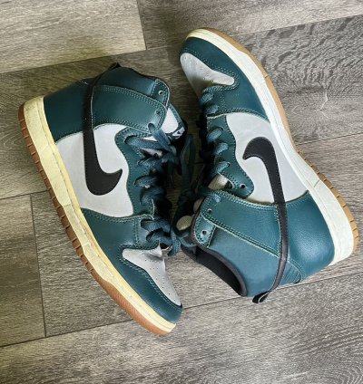 Vintage Nike Sb Dunk High Newport Men 305050-306 2013 9 5