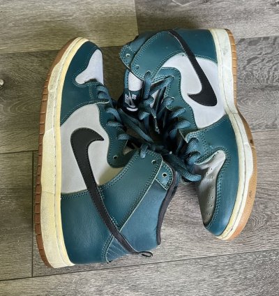 Vintage Nike Sb Dunk High Newport Men 305050-306 2013 9 5