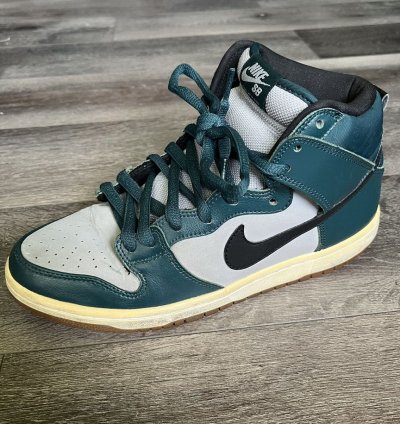 Vintage Nike Sb Dunk High Newport Men 305050-306 2013 9 5