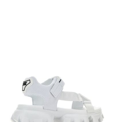 White Nylon Sandals