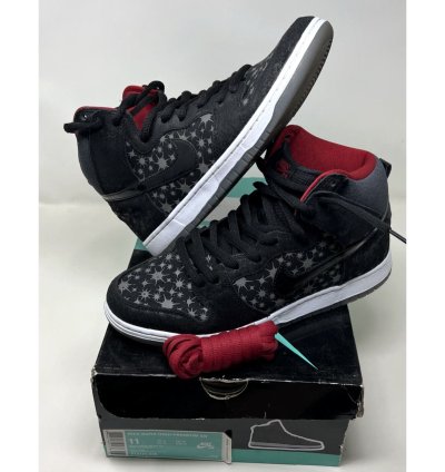 Vintage Nike Sb Dunk High Premium Paparazzi 2014 Black Athletic Sneaker Men Size 11