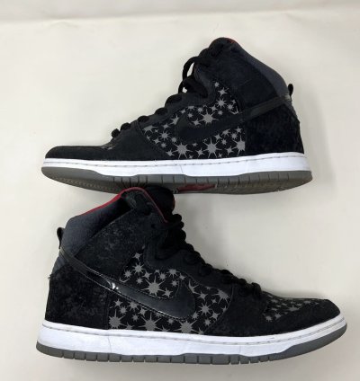 Vintage Nike Sb Dunk High Premium Paparazzi 2014 Black Athletic Sneaker Men Size 11