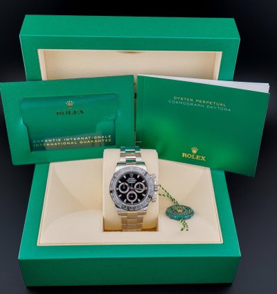Rolex Daytona Black Dial 116500ln Complete Set New Unworn 2023