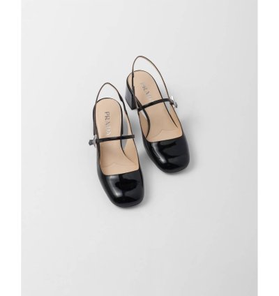 Women Mary Jane Slingback Pumps Shoes In Black