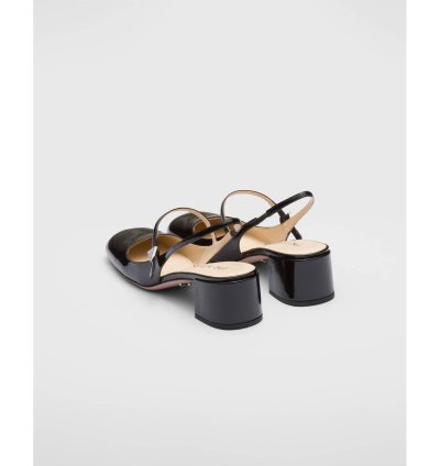 Women Mary Jane Slingback Pumps Shoes In Black