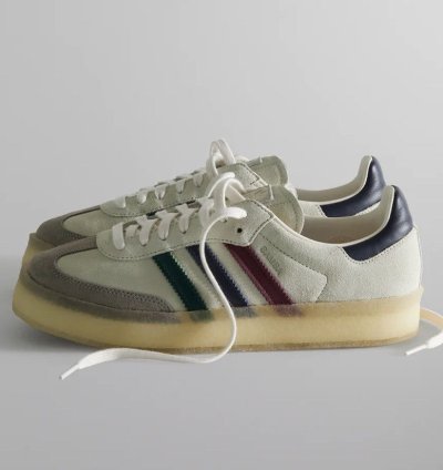 Kith 8th Street Samba Ronnie Fieg Chalk White Kithmas Sz 11