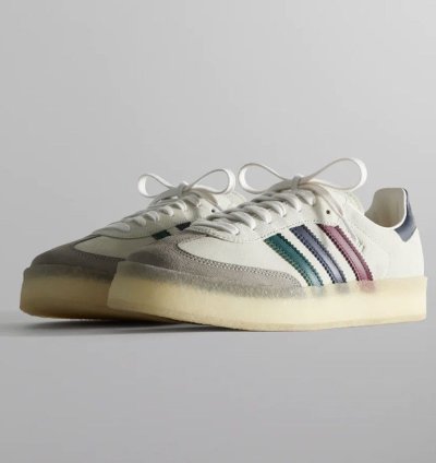 Kith 8th Street Samba Ronnie Fieg Chalk White Kithmas Sz 11
