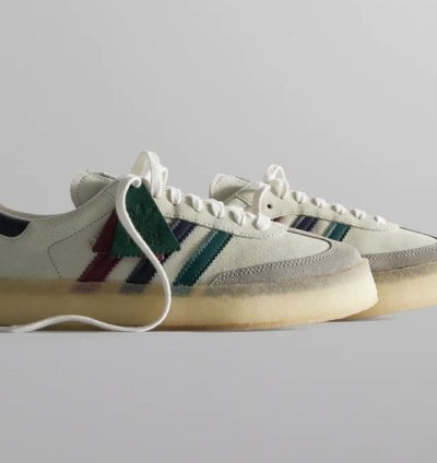 Kith 8th Street Samba Ronnie Fieg Chalk White Kithmas Sz 11
