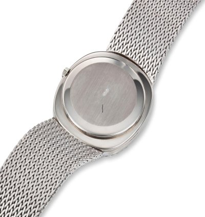 Patek Philippe Golden Ellipse White Gold And Diamond Ellipse Bracelet Watch
