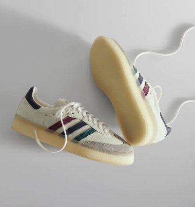Kith 8th Street Samba Ronnie Fieg Chalk White Kithmas Sz 9