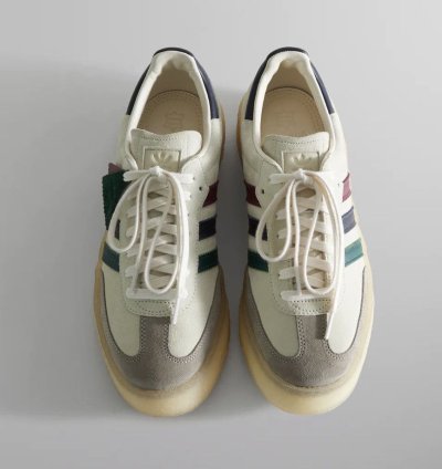 Kith 8th Street Samba Ronnie Fieg Chalk White Kithmas Sz 9