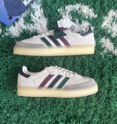 Kith 8th Street Samba Ronnie Fieg Chalk White Kithmas Sz 9