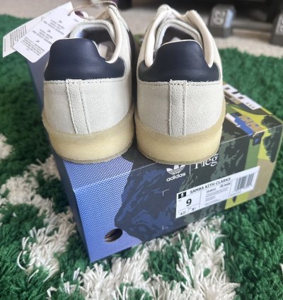 Kith 8th Street Samba Ronnie Fieg Chalk White Kithmas Sz 9
