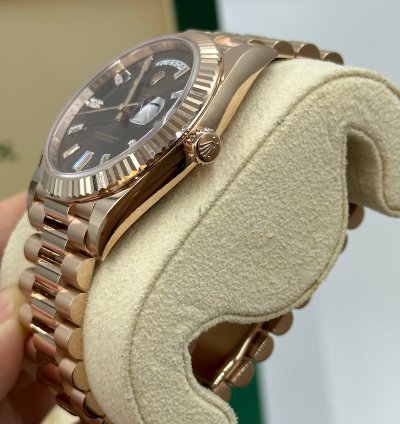 Rolex Day-date 40 228235a Choco Roman Diamonds