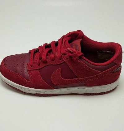 Youth Nike Sb Dunk Low Top Gs Gym Red Running Shoes Size 6y