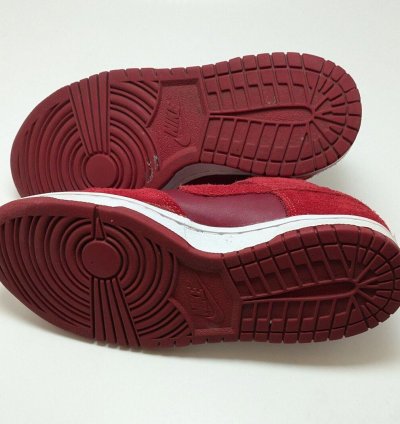 Youth Nike Sb Dunk Low Top Gs Gym Red Running Shoes Size 6y