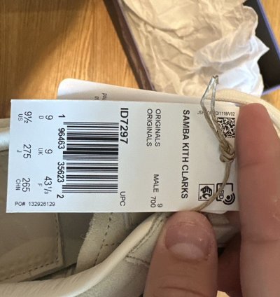 Kith Adidas 8th St Sambas never Worn