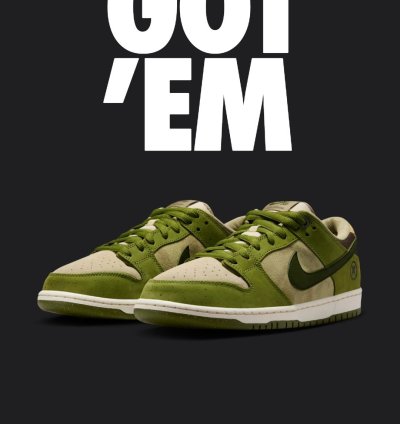 Yuto Horigome Nike Sb Dunk Low Pro Matcha Green Men