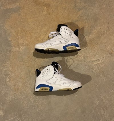 Air Jordan 6 Retro Sport Blue 2014 Us 9