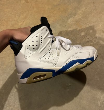 Air Jordan 6 Retro Sport Blue 2014 Us 9