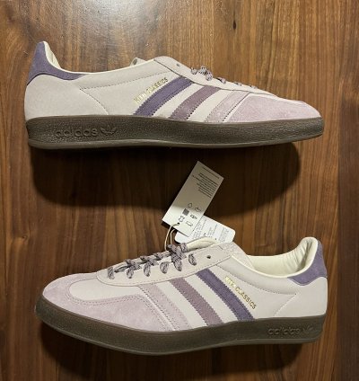 Kith Adidas Gazelle Indoor Ash Purple Ice Purple Gum