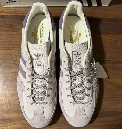 Kith Adidas Gazelle Indoor Ash Purple Ice Purple Gum