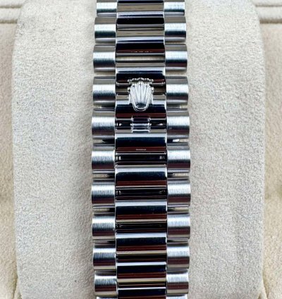 Rolex Day-date 40 228236 40mm Platinum Bracelet Ice Blue Index Dial Unworn 2023
