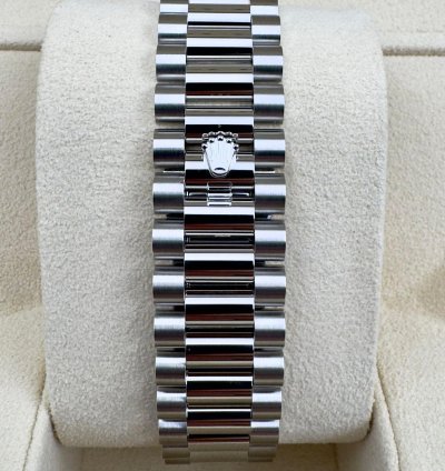 Rolex Day-date 40 228236 40mm Platinum Bracelet Ice Blue Roman Dial Unworn 2024