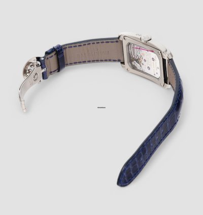 Patek Philippe Gondolo 8 Day Manual Wind Blue Dial 18k White Gold