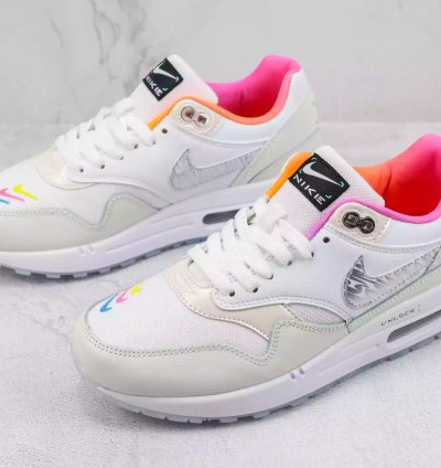 Nike Air Max 1 Unlock Your Space White Pink