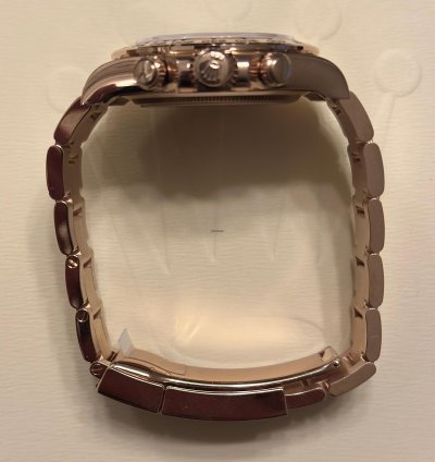 Rolex Daytona Black Dial Diamonds Rose Gold
