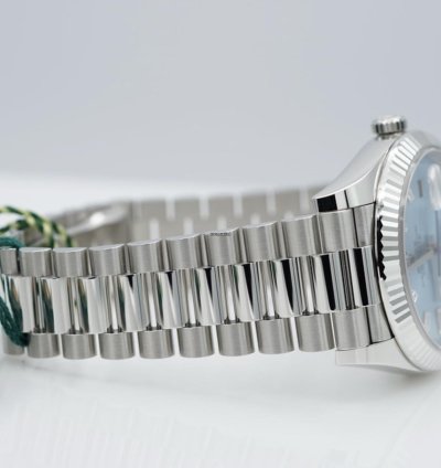 Rolex Day-date 40 228236 Blau Baguette Blue 2024 Neu Full Set