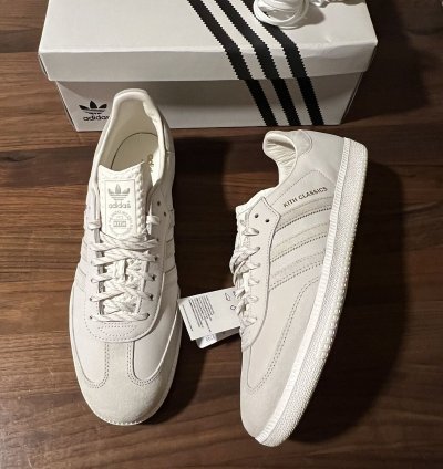 Kith Classics Adidas Originals Samba Cloud White Size 11