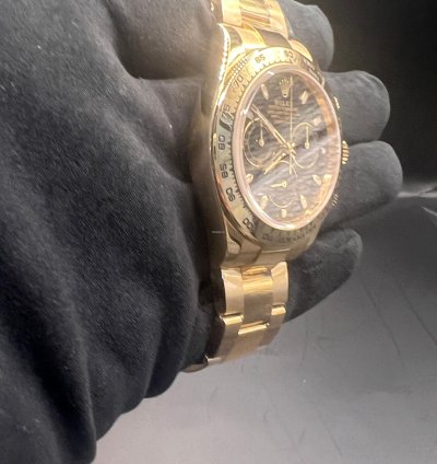 Rolex Daytona Black Dial Full Yellow Gold