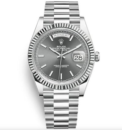 Rolex Day-date 40 228236 Grau Grey 2024 Neu Full Set