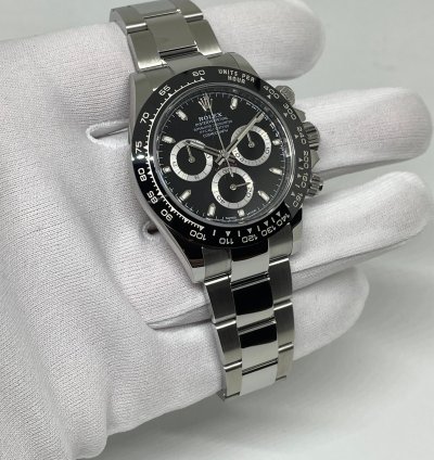 Rolex Daytona Black Dial New Stickers Eu lc100 Full Set 116500ln