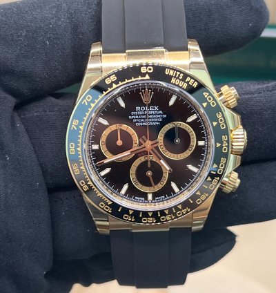 Rolex Daytona Black Dial Oysterflex