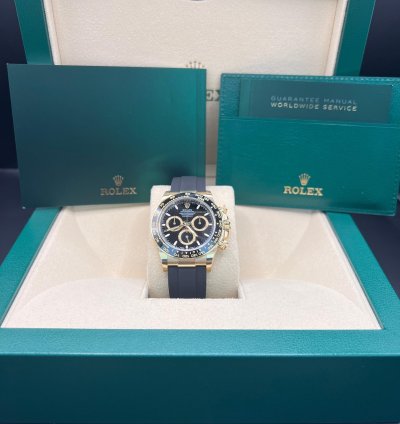 Rolex Daytona Black Dial Oysterflex