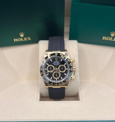 Rolex Daytona Black Dial Oysterflex