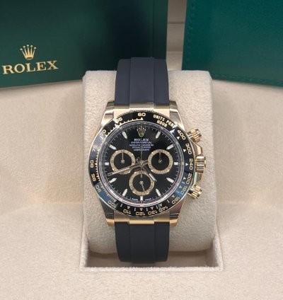 Rolex Daytona Black Dial Oysterflex