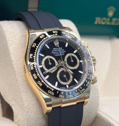 Rolex Daytona Black Dial Oysterflex