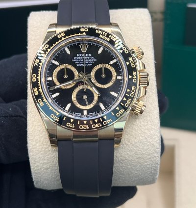 Rolex Daytona Black Dial Oysterflex
