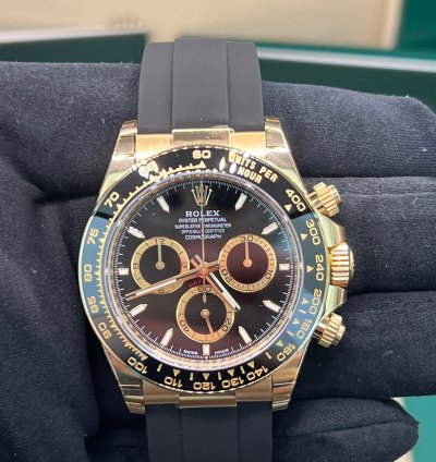 Rolex Daytona Black Dial Oysterflex