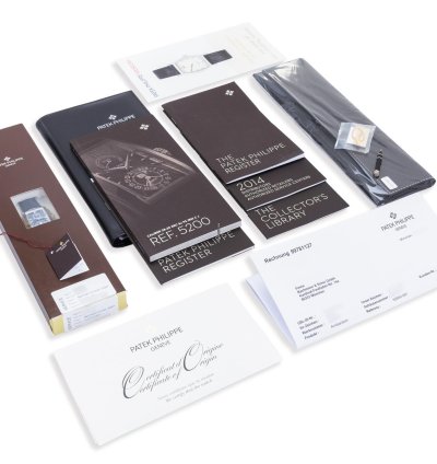 Patek Philippe Gondolo Ref 5200g-001 18k White Gold Blue Dial Box Papers Bj 2015 Pp Service 2025