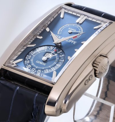 Patek Philippe Gondolo Ref 5200g-001 18k White Gold Blue Dial Box Papers Bj 2015 Pp Service 2025