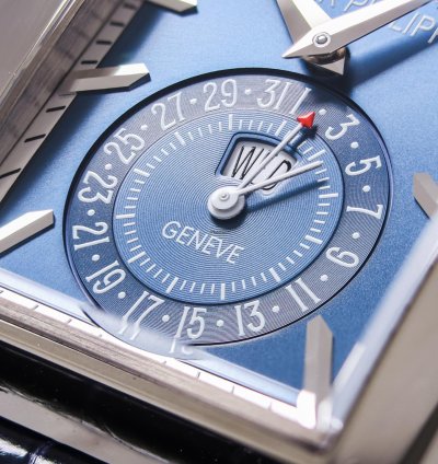 Patek Philippe Gondolo Ref 5200g-001 18k White Gold Blue Dial Box Papers Bj 2015 Pp Service 2025