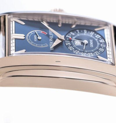 Patek Philippe Gondolo Ref 5200g-001 18k White Gold Blue Dial Box Papers Bj 2015 Pp Service 2025